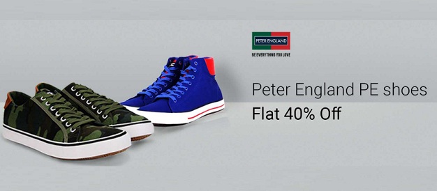 India Desire : Flipkart : Peter England Footwear @ Minimum 40% Off